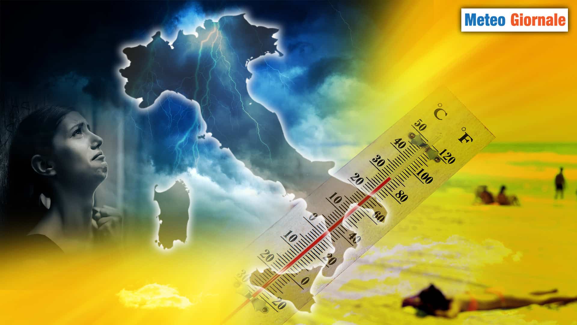 Il Meteo d’ESTATE? Al Sud, non nel resto d’Italia