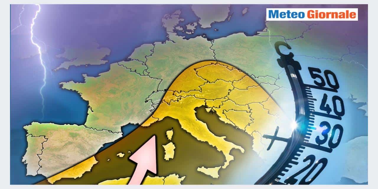 L'anticiclone africano è anche causa di temporali violenti