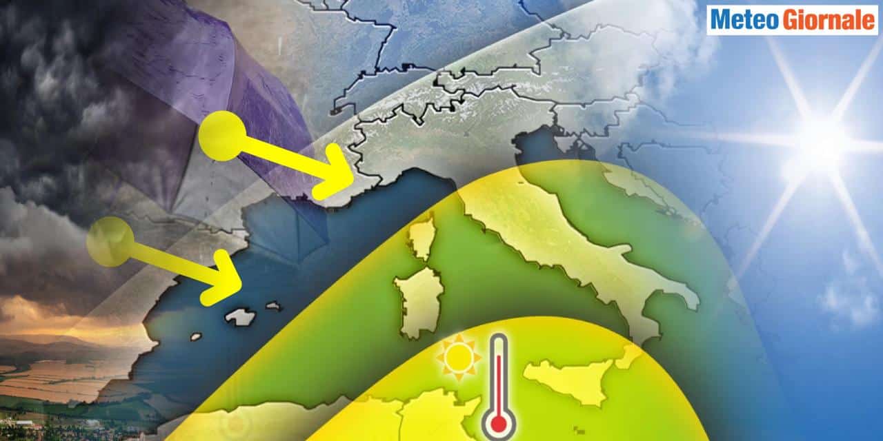 Arrivano piogge e temporali dopo il weekend soleggiato