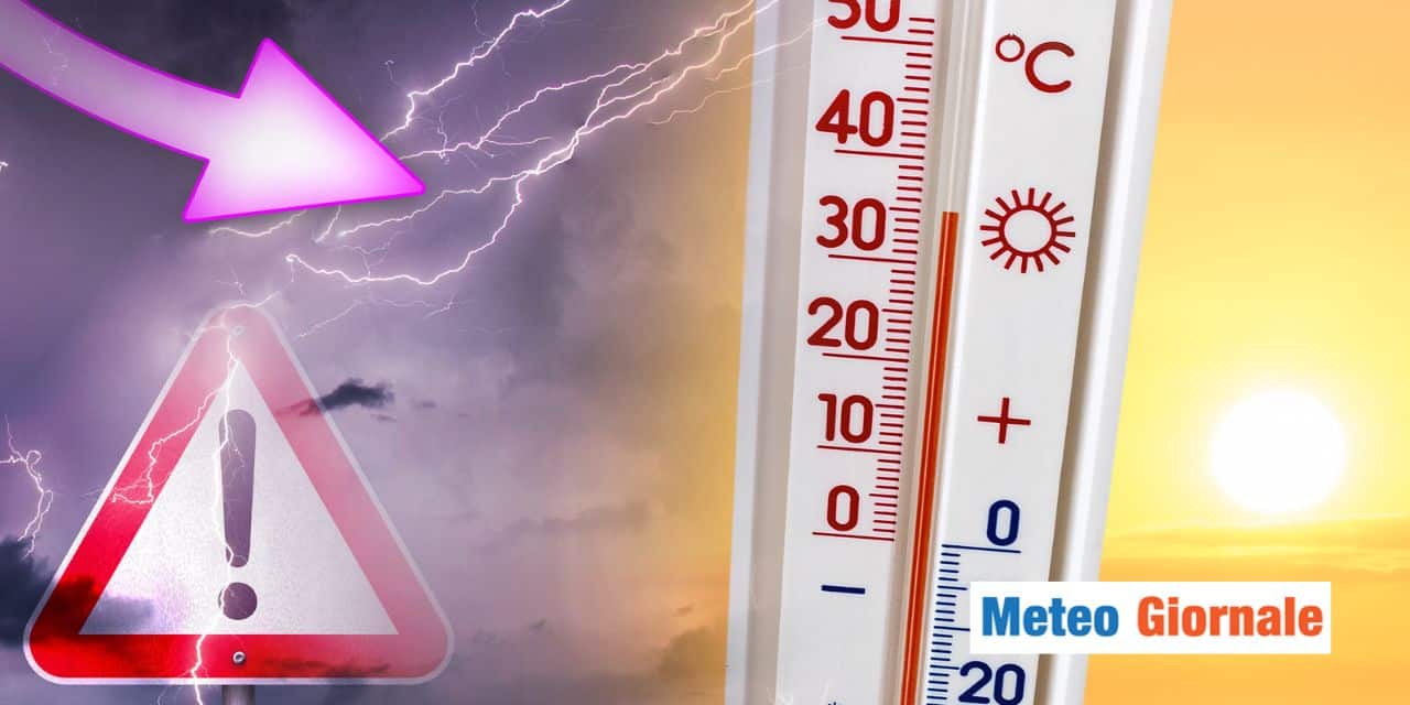 caldo carburante forti temporali meteo 1205
