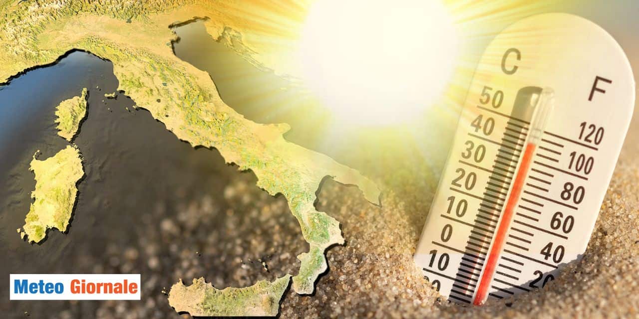 caldo sud italia sabbia meteo 1405