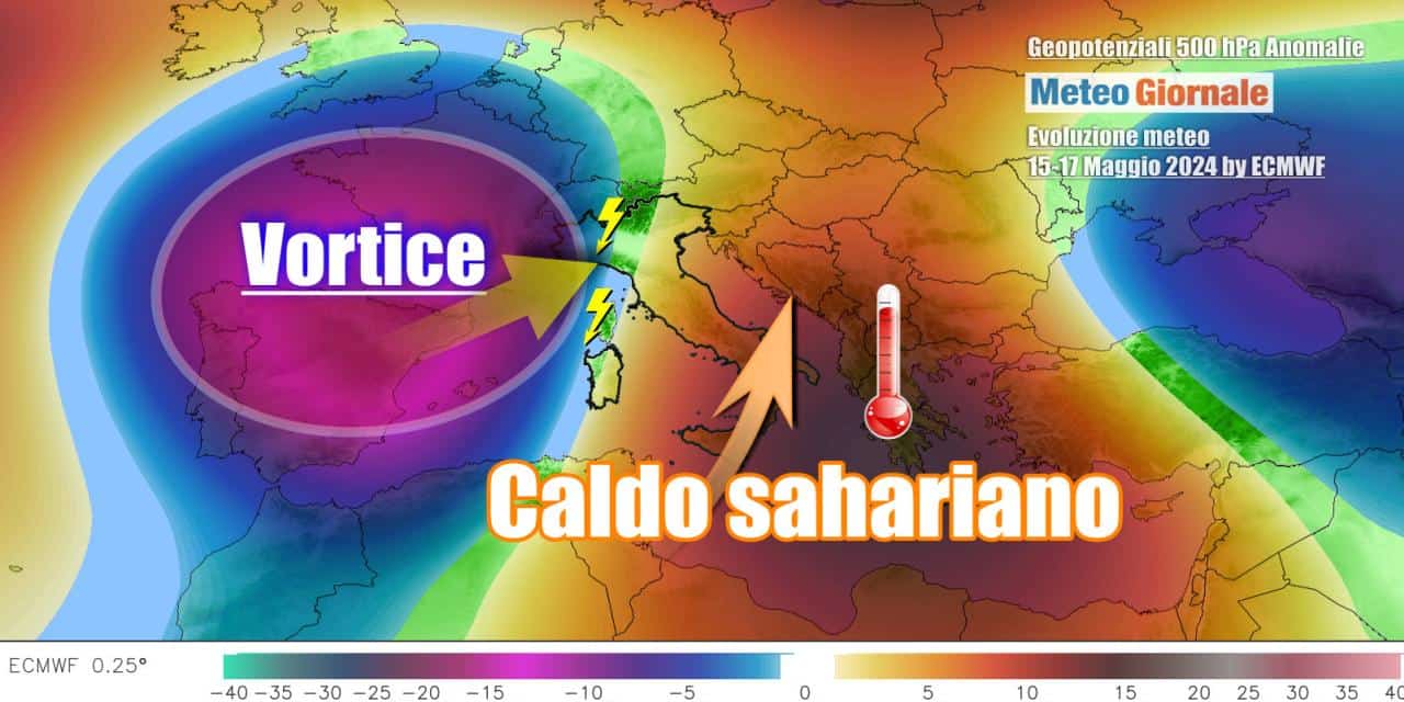 Meteo: sta per accadere qualcosa di eclatante nel cuore di Maggio