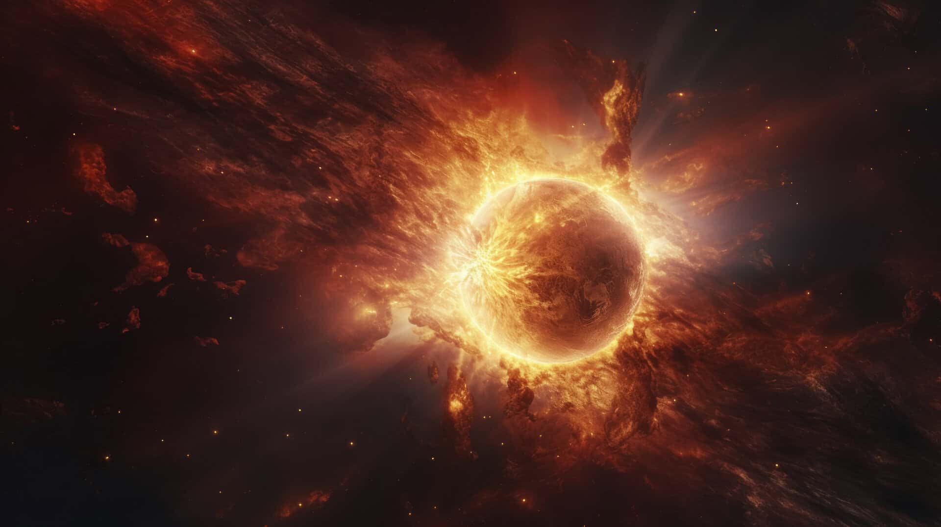 eruzione solare catastrofica