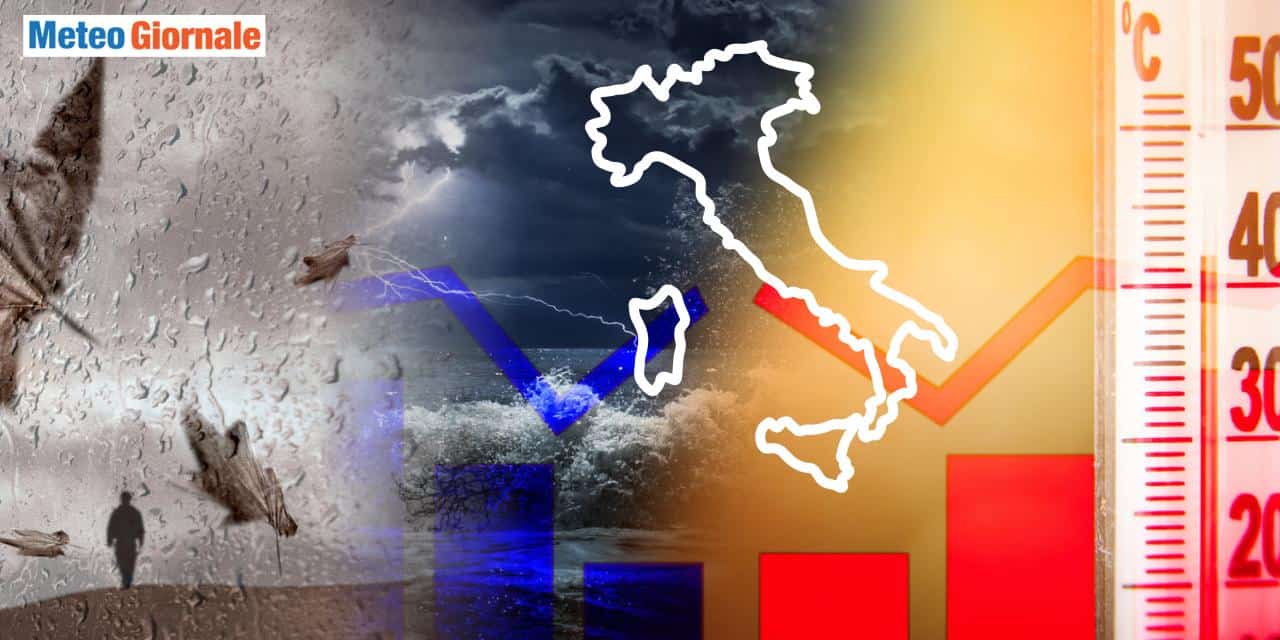 Maltempo ed Estate, l'Italia divisa in due