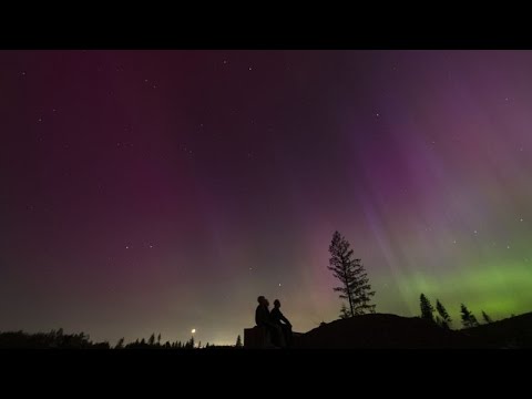 La straordinaria Aurora Boreale. Video