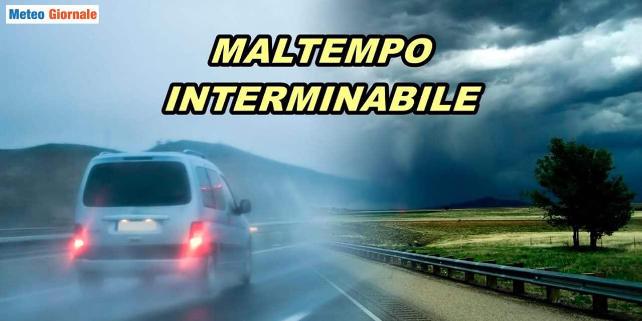 Meteo: Maltempo interminabile, quando un po’ di stabilità?