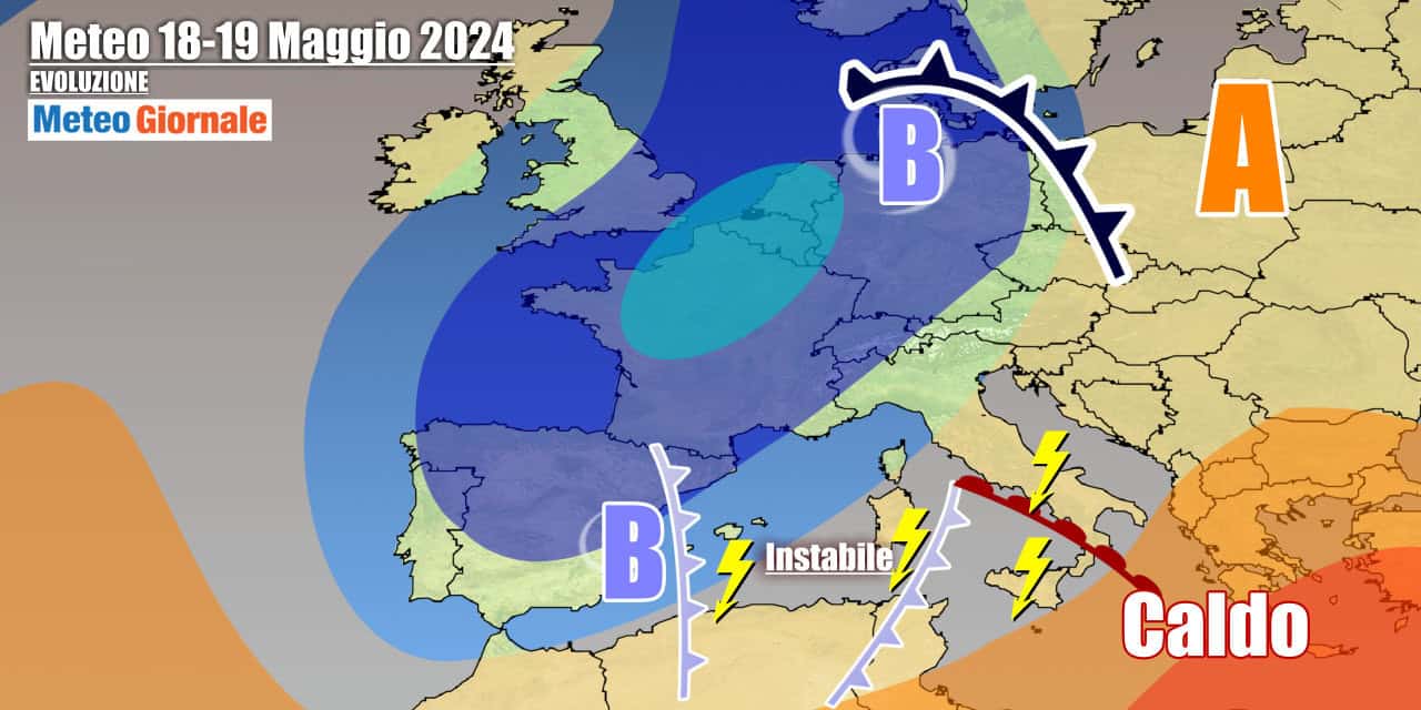 Il maltempo lascerà il Nord, ma rimarrà tempo instabile su gran parte d'Italia