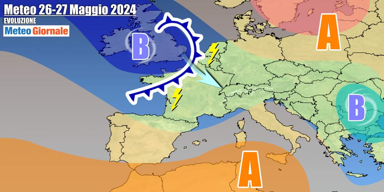 Tutto fine Maggio compromesso dall'instabilità