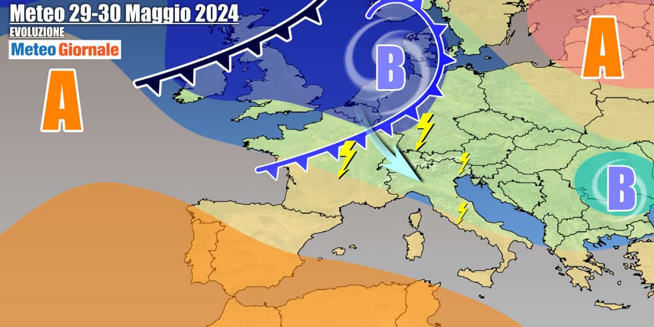Non si prevede nulla di buono nella seconda parte della settimana