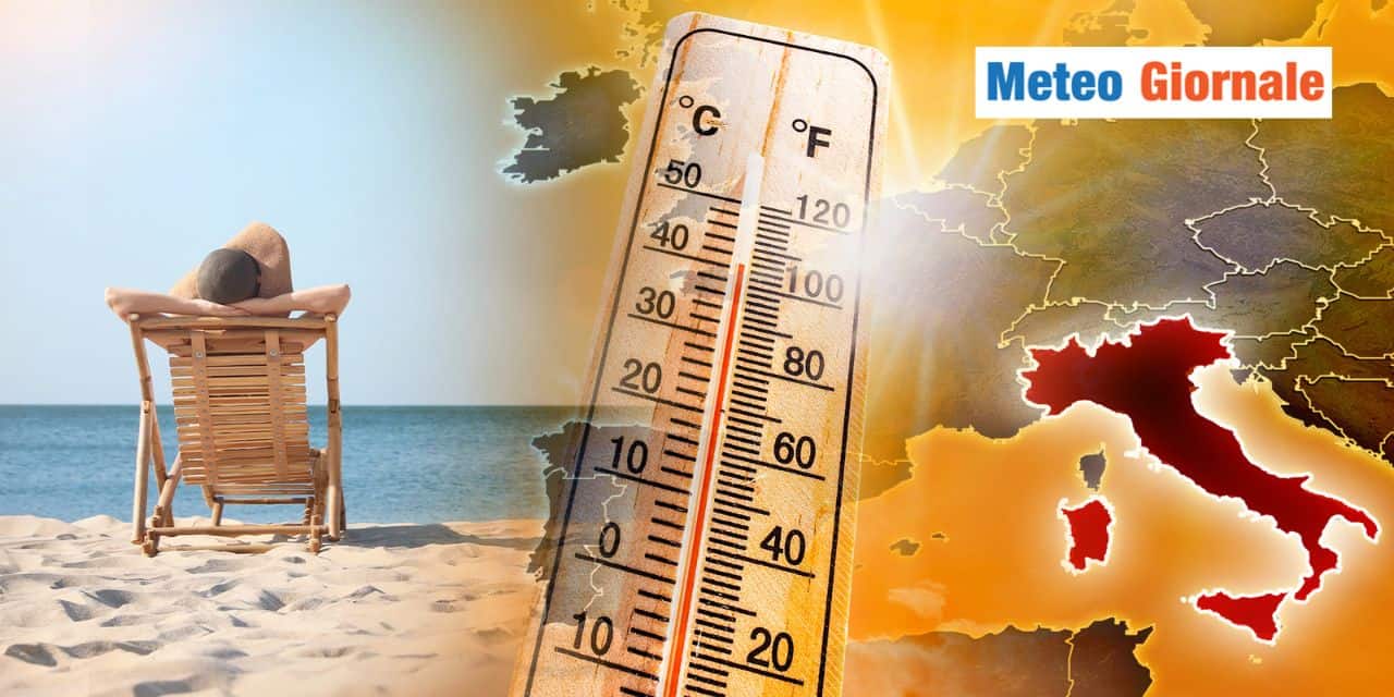 meteo caldo intenso 35 gradi