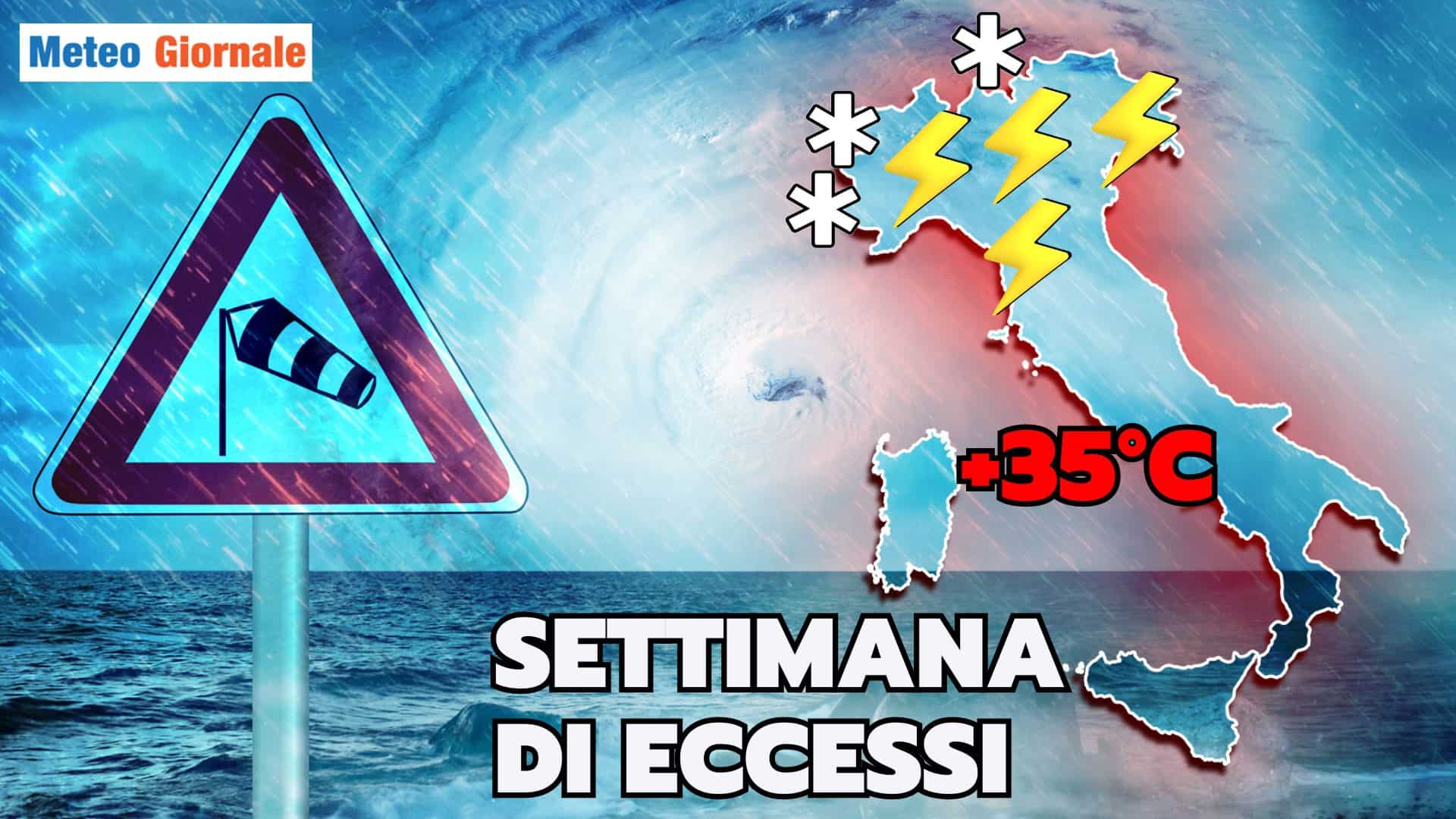 Meteo Italia: calma poi una “tempesta” tra “grandine e 35 gradi”