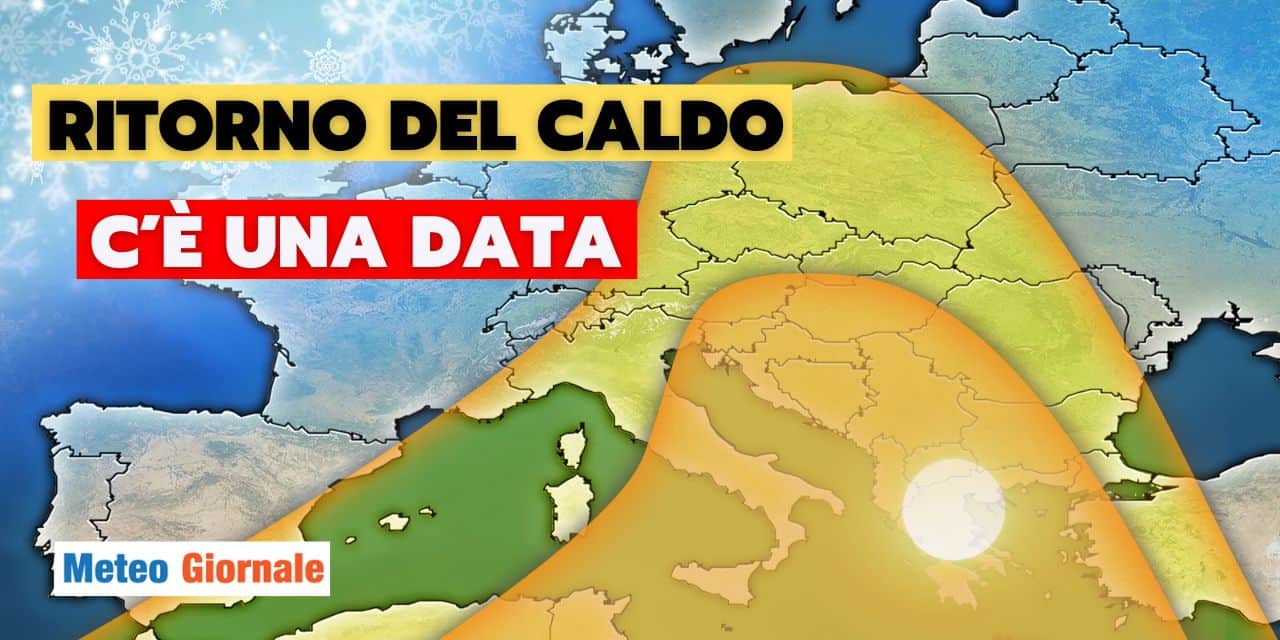 meteo ritorno caldo data