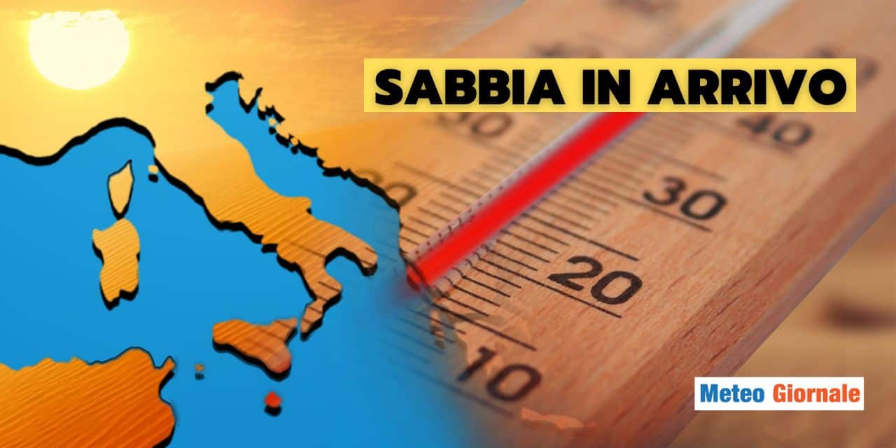 Meteo: vaste nubi di sabbia sporcheranno tutto, ecco i giorni in cui non lavare l’auto