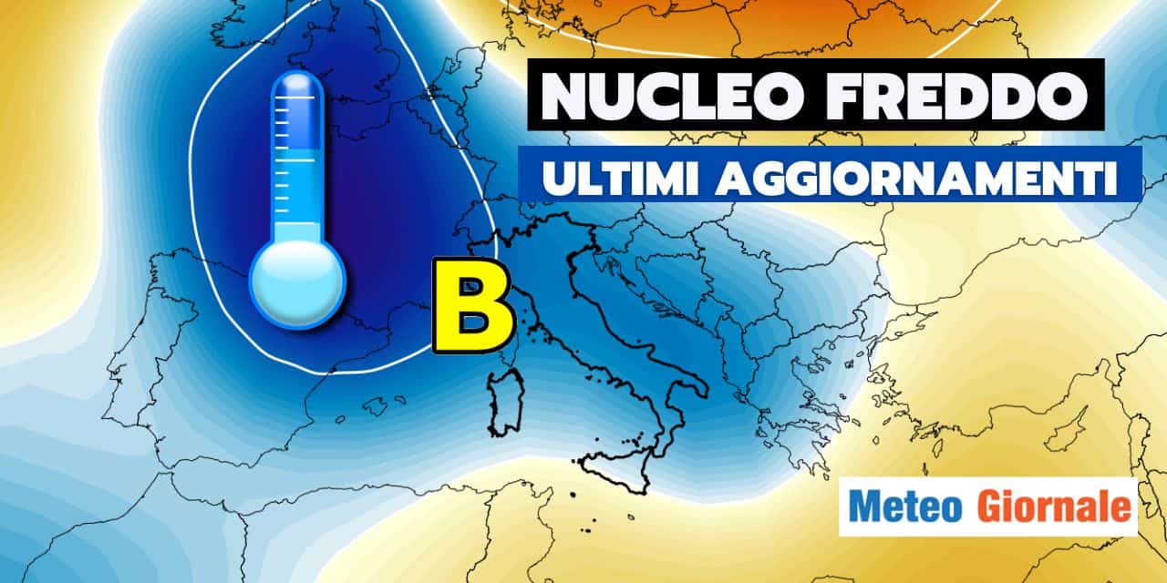 Meteo: crollo delle temperature, arriva la “goccia fredda” di fine Maggio?