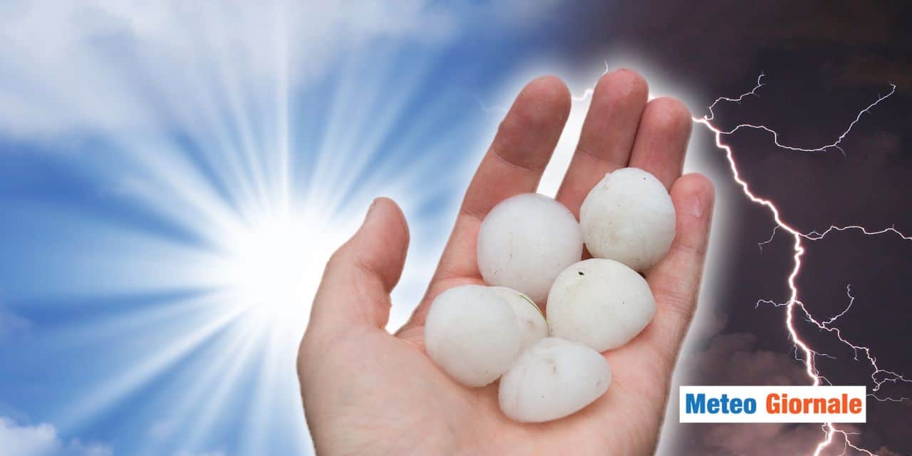rischio grandine grossa meteo 1405