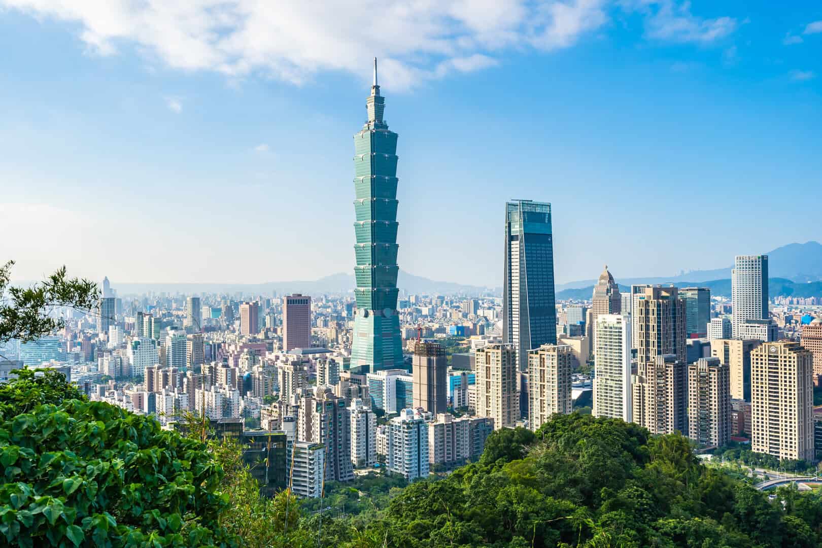 Il grattacielo TAIPEI 101 a Taipei: un gigante di 508 metri di altezza simbolo di Taiwan