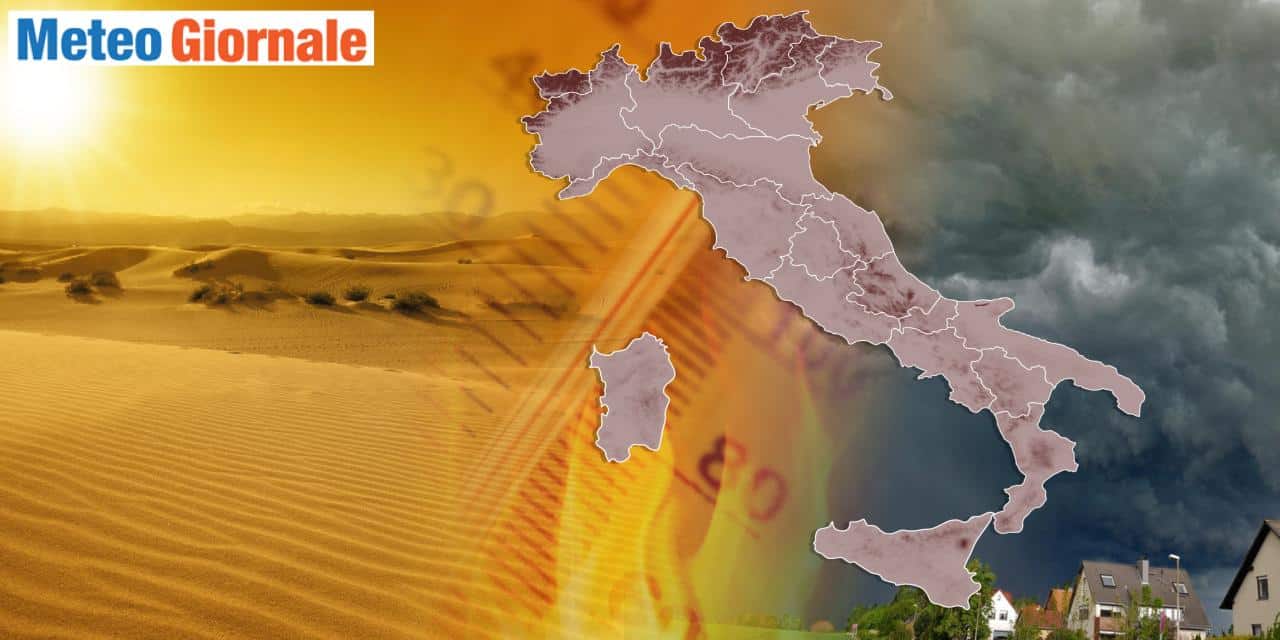 Dopo i temporali spazio al caldo africano