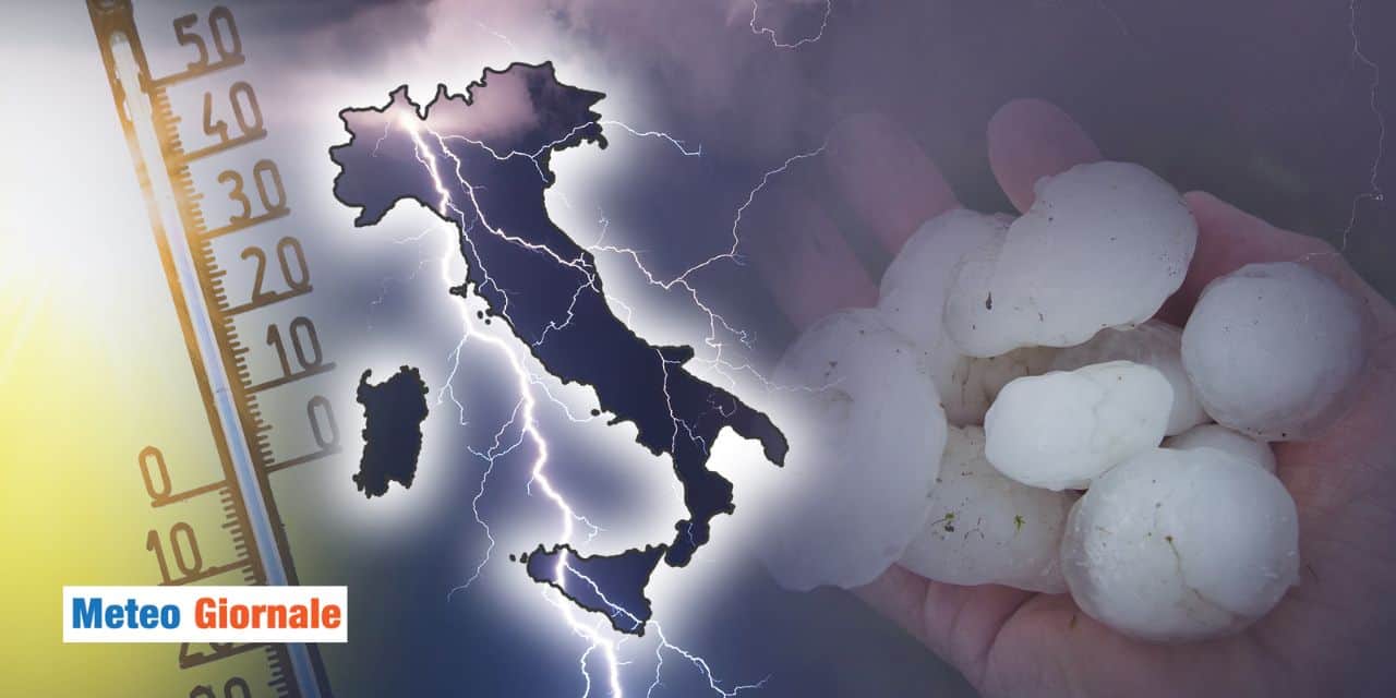 tra grandine caldo meteo 2705