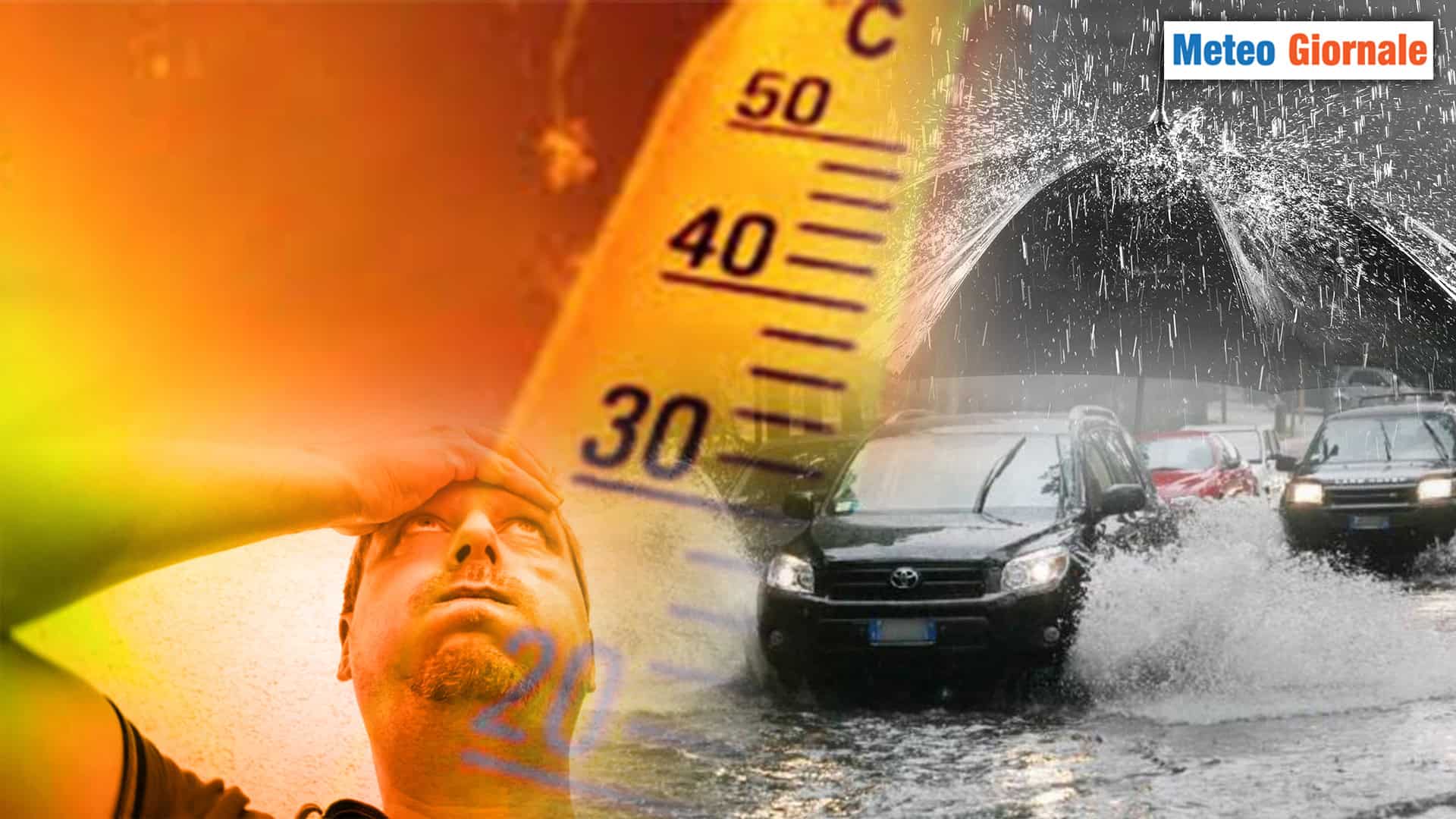 METEO 15 giorni, ancora CANICOLA e poi NUBIFRAGI