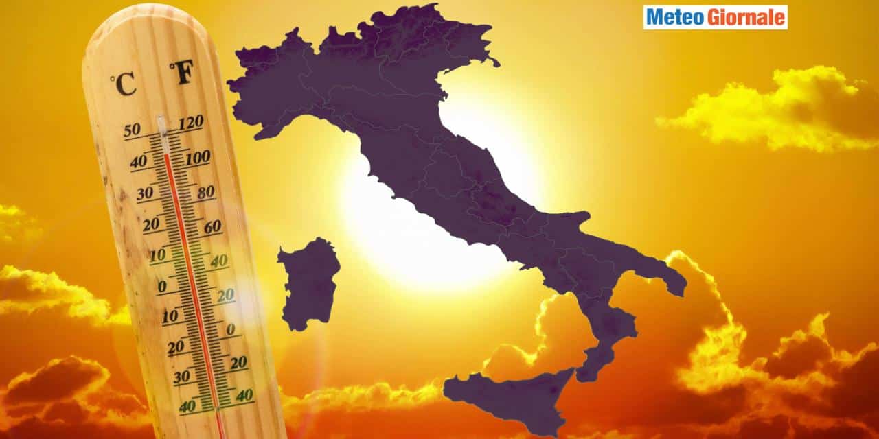 Verso i primi 40 gradi sull'Italia