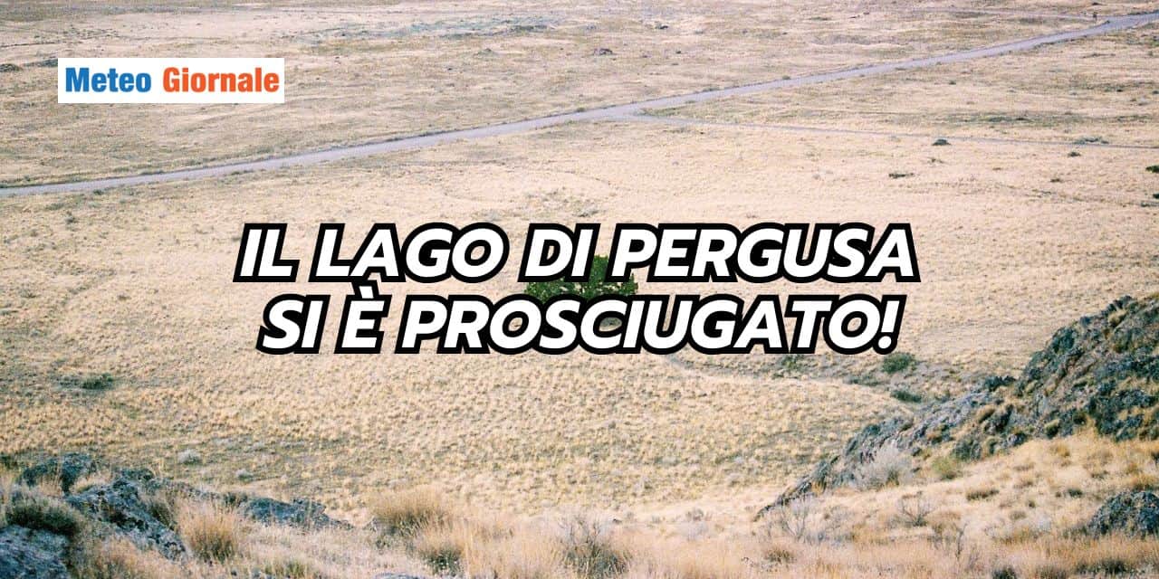 LAGO DI PERGUSA: un disastro meteo ambientale