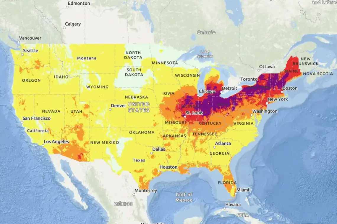 US Heat Map Screenshot
