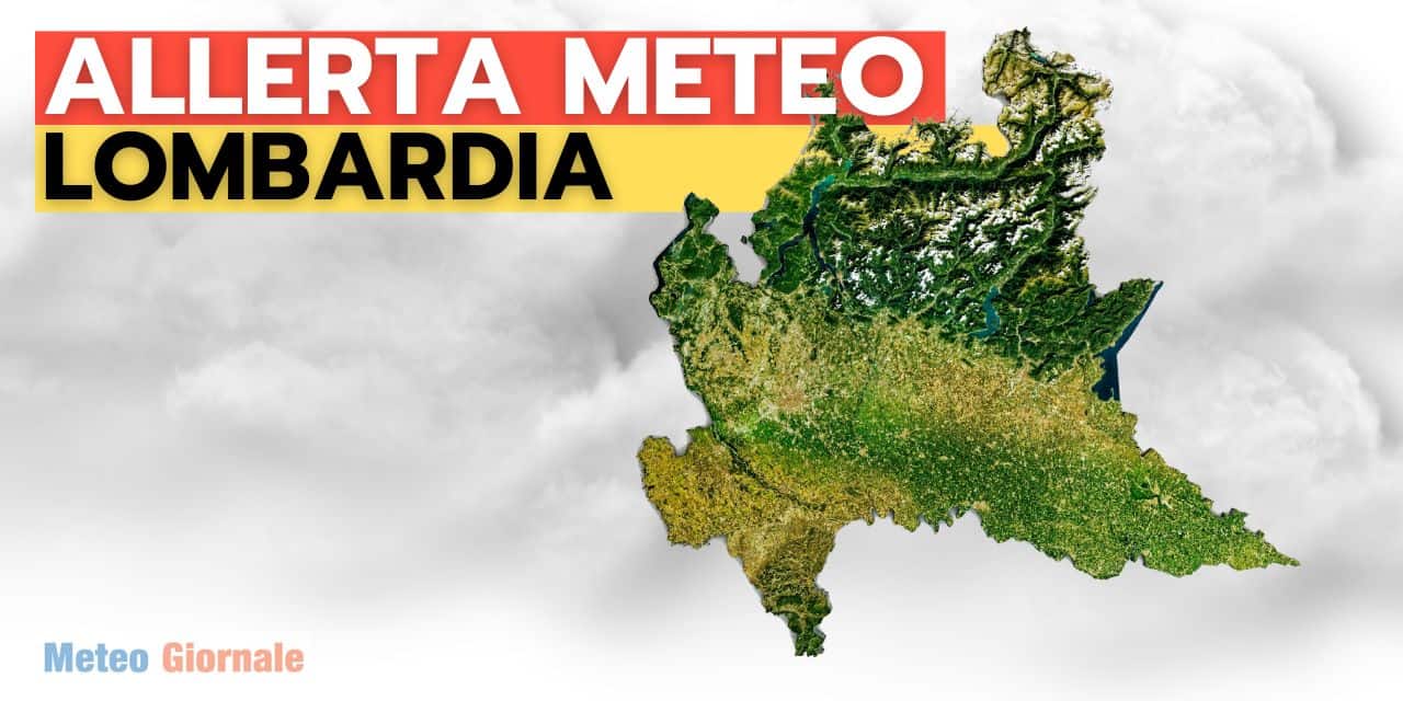 Pesante ALLERTA METEO in Lombardia da queste ore e lunedì 10 Giugno