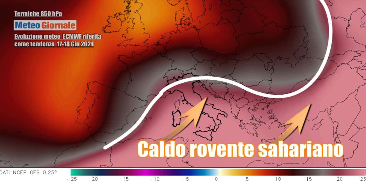 Attenzione al caldo in arrivo