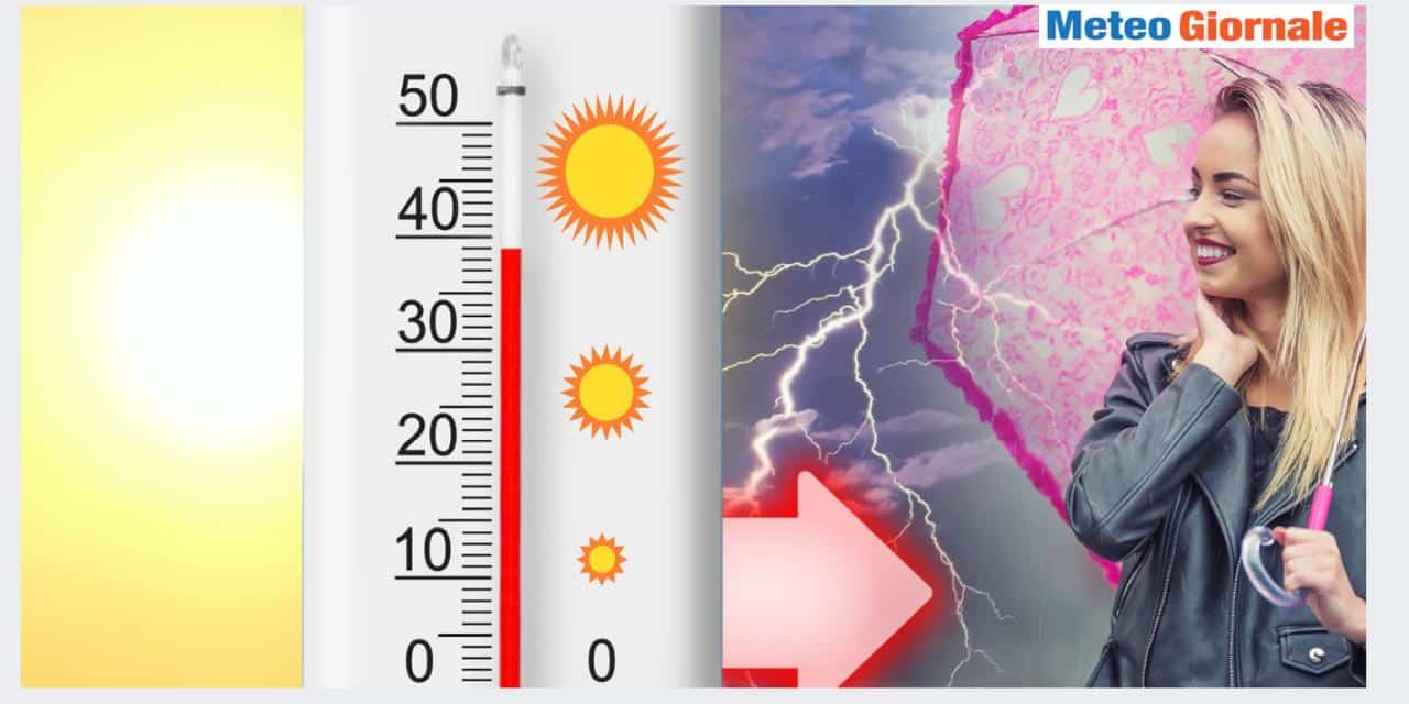 Il caldo sarà localmente eccessivo, alternato ad instabilità specie al Nord