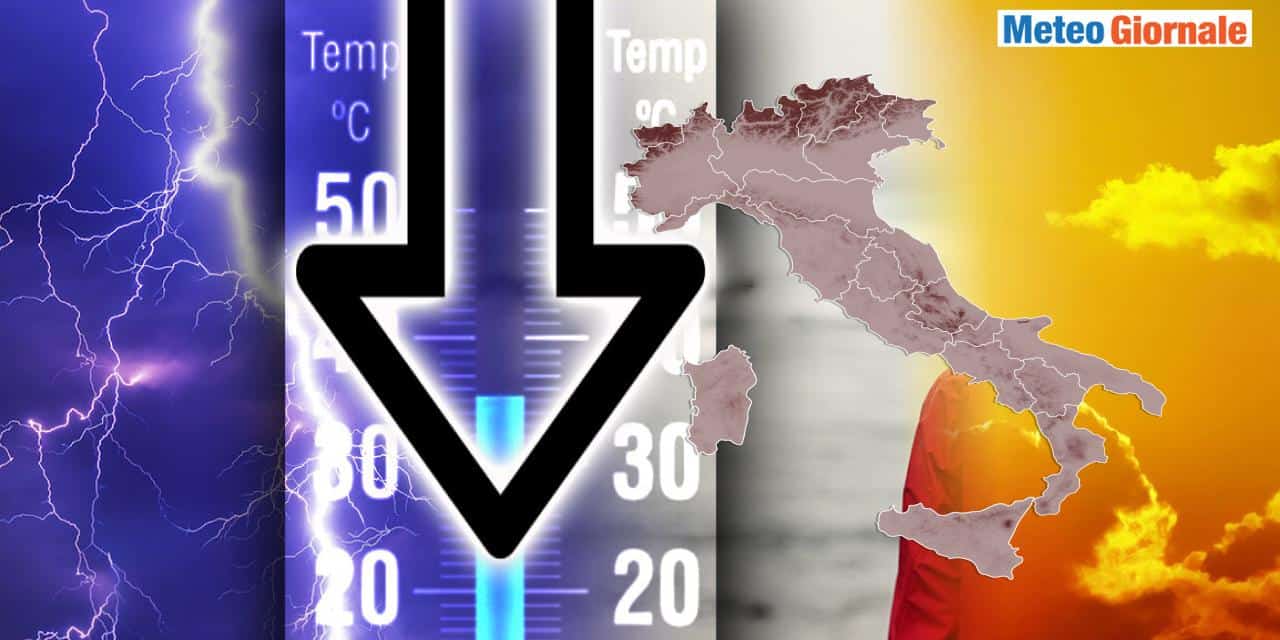 In arrivo refrigerio anche laddove ha insistito il caldo