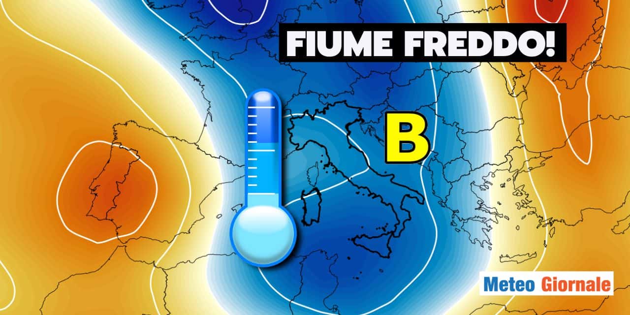 Meteo: fiume freddo verso l’Italia, ora cambia tutto!