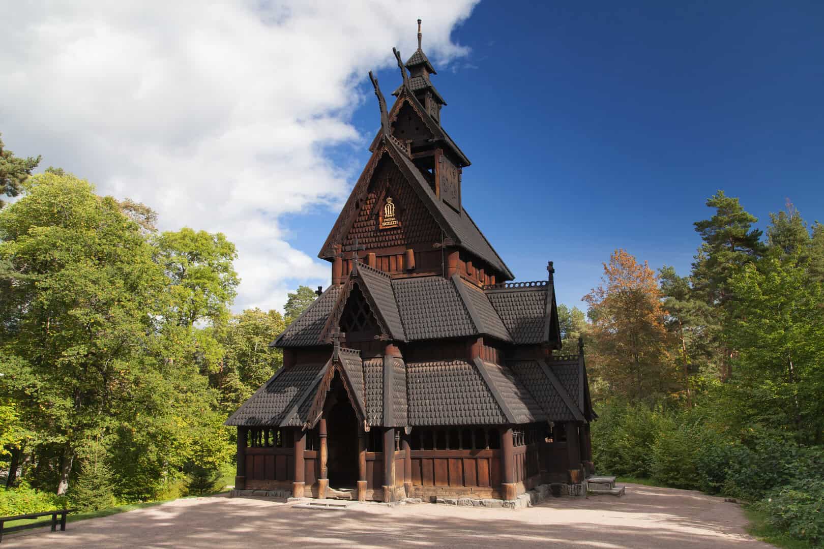 hallingdal chiesa di legno