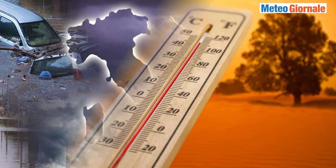 Super caldo con picco nel weekend, ma parallelamente temporali al Nord