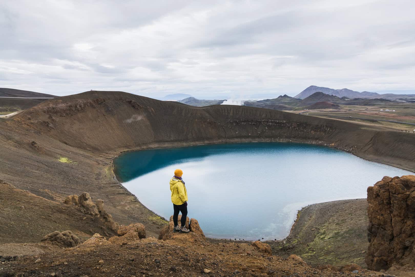 krafla vulcano islanda