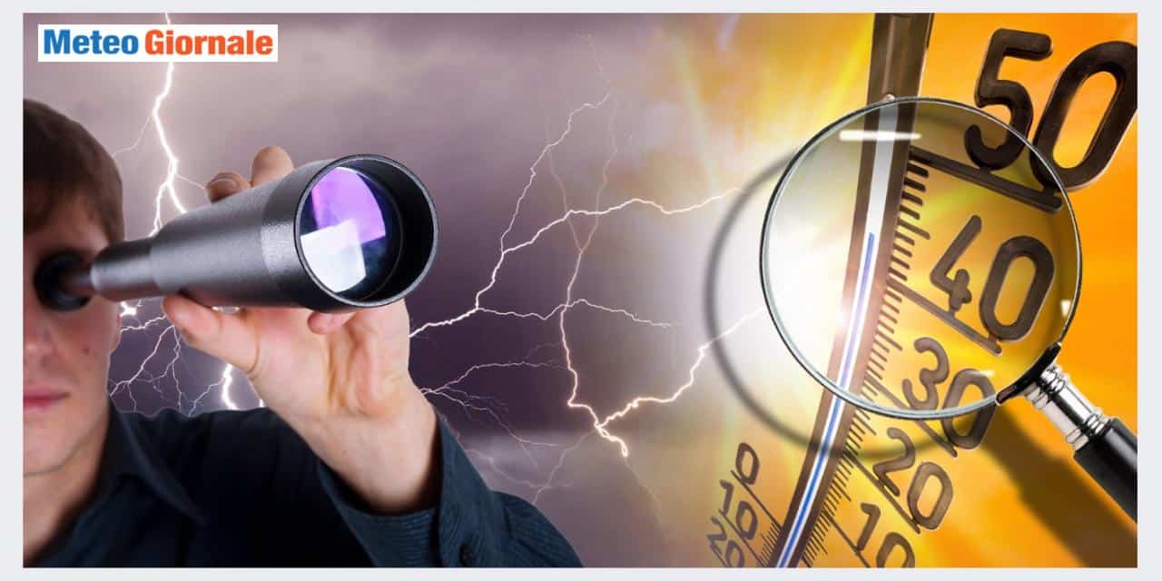 Meteo: pericoloso MALTEMPO dopo la botta di caldo, col crollo termico