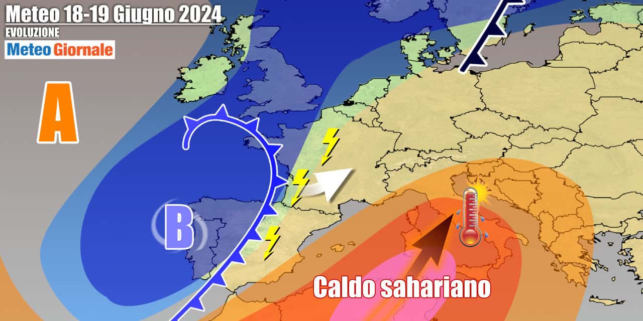 Possente anticiclone africano conquisterà l'Italia