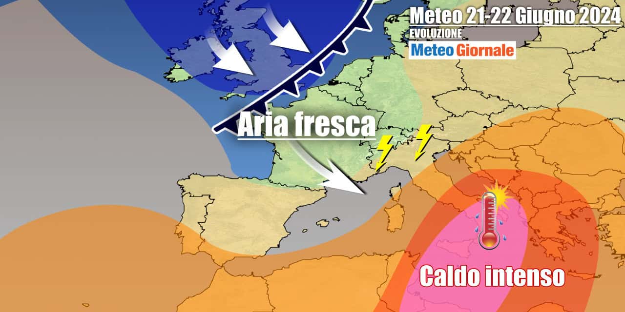 Aria fresca in arrivo dal weekend