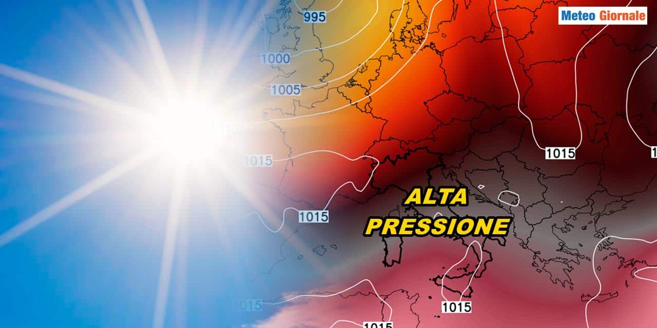 meteo alta pressione weekend 1206