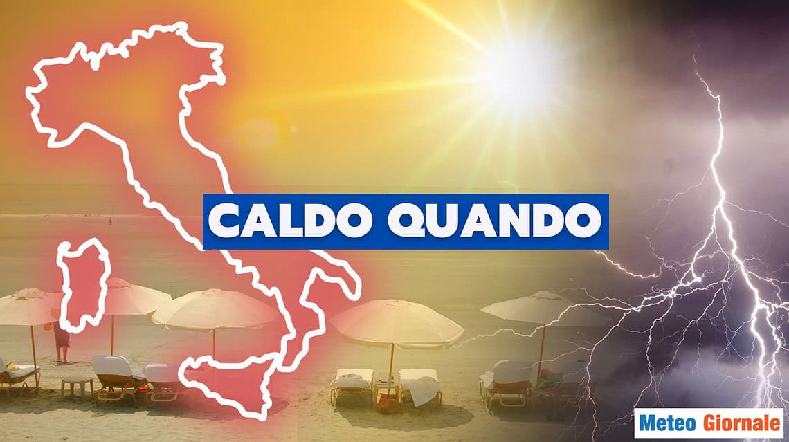 meteo caldo quando torna 25 fff