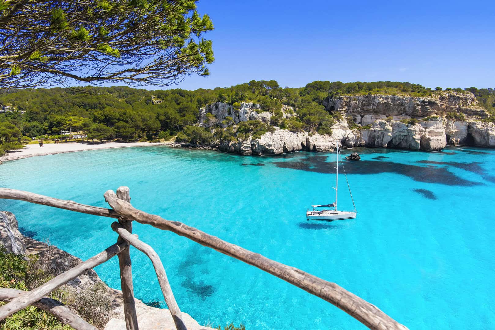 minorca baleari baia