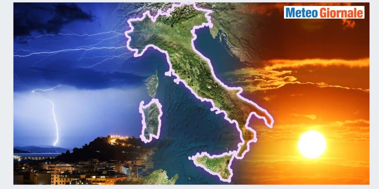 Molti temporali e pioggia, la settimana inizia male