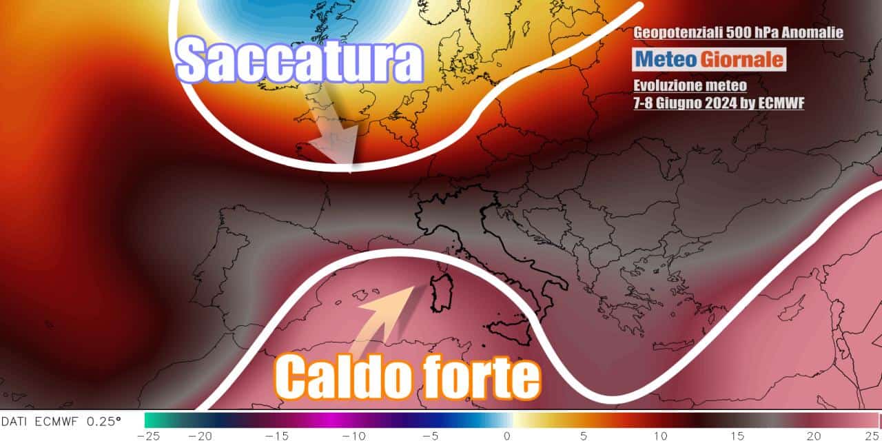Caldo estivo imminente, poi cambia tutto