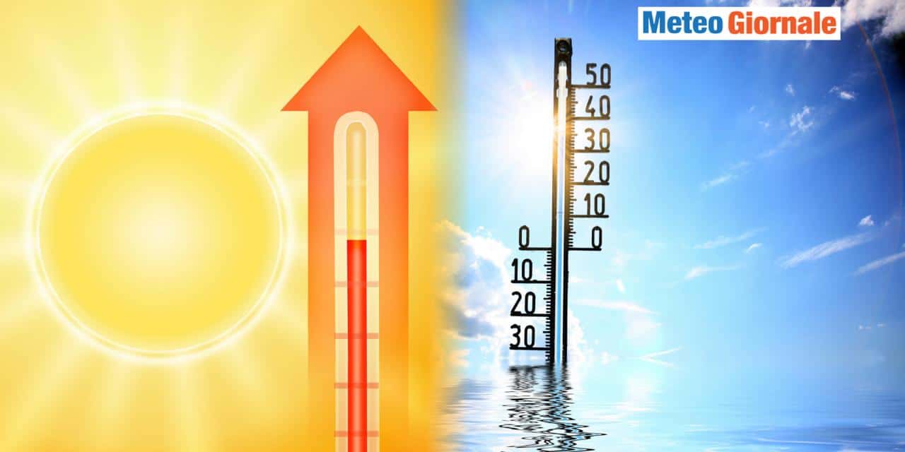 Sole e caldo, specie al Sud
