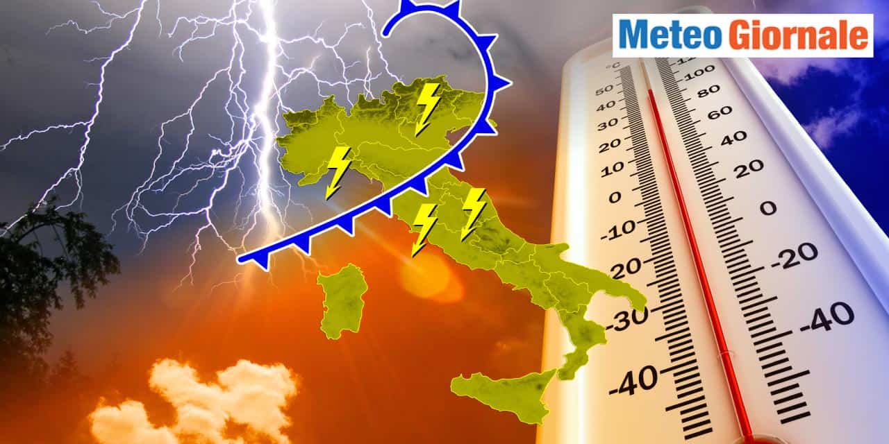 Prossima settimana più movimentata e meno estiva