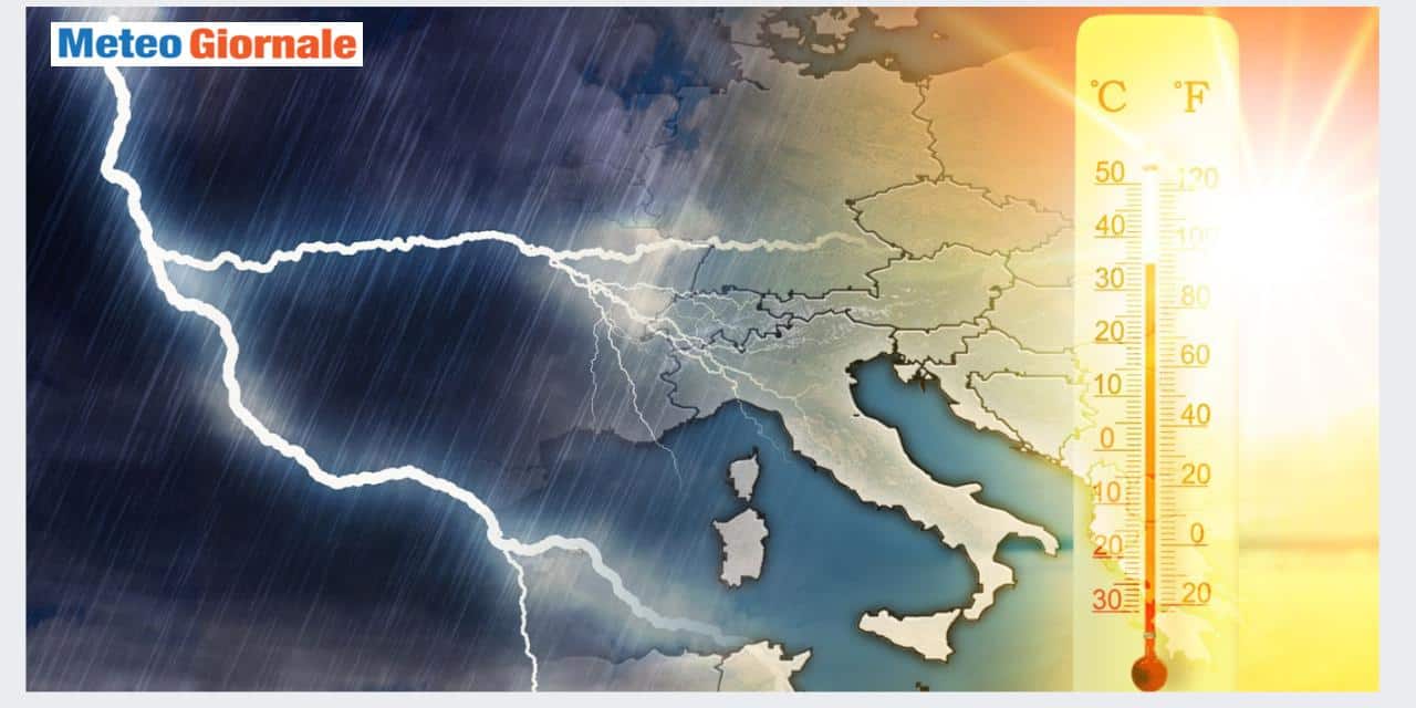 Meteo weekend tra caldo opprimente e temporali, poi nuovi sviluppi