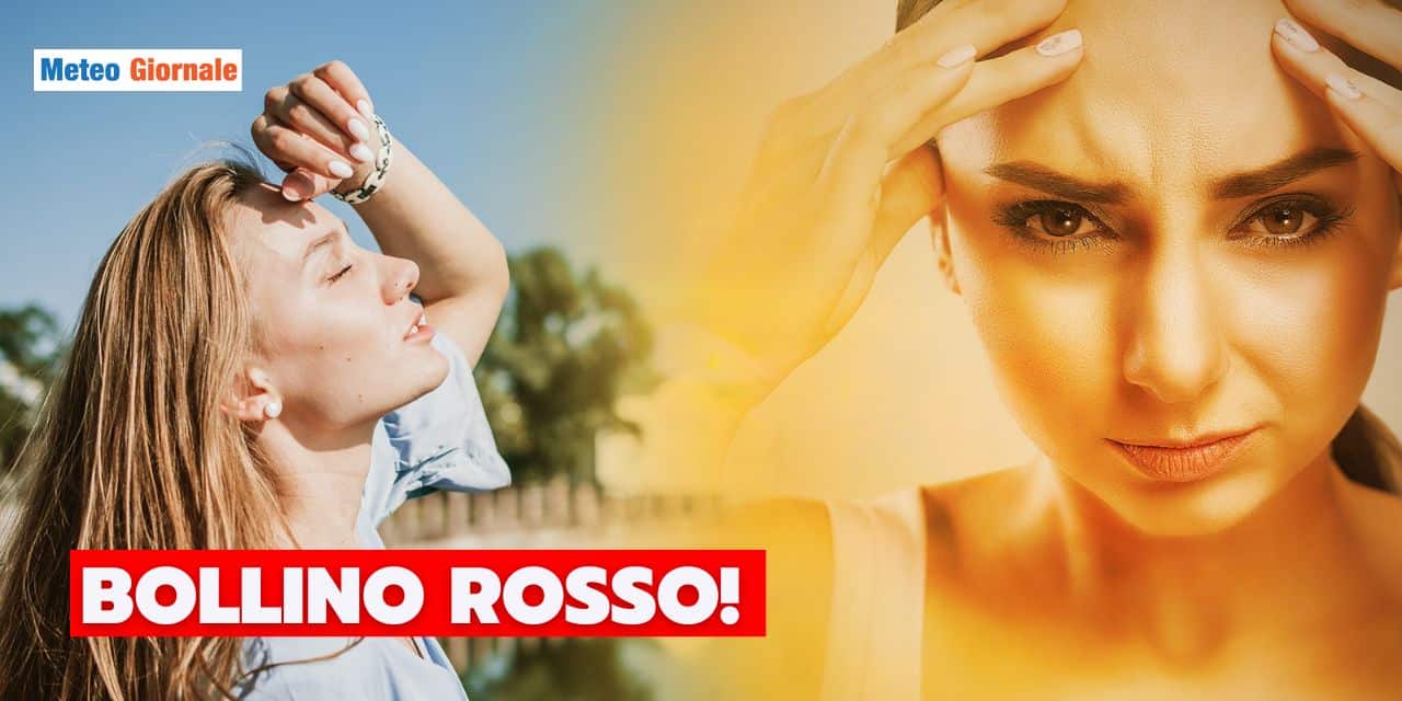 BOLLINO rosso meteo 3107