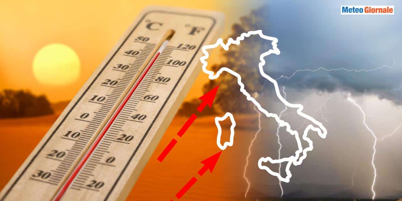 Dai temporali al caldo africano