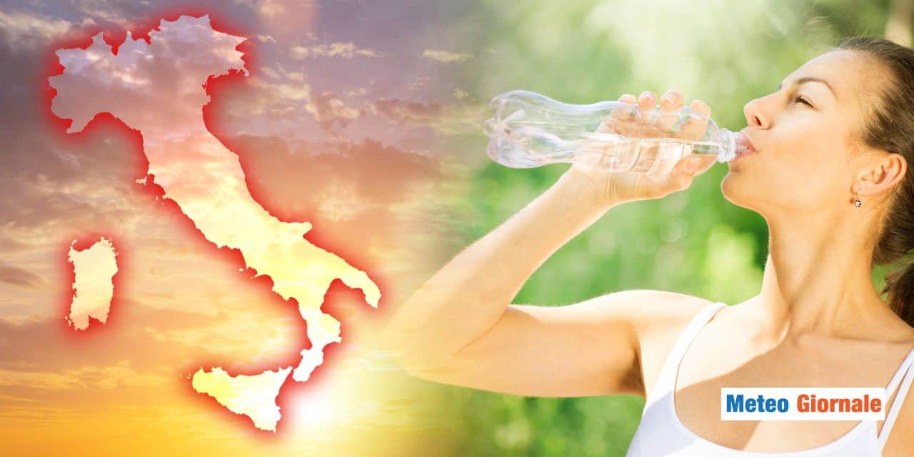 caldo eccessivo meteo 0907