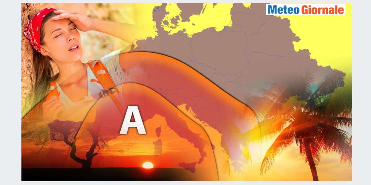 Caldo più forte per una settimana