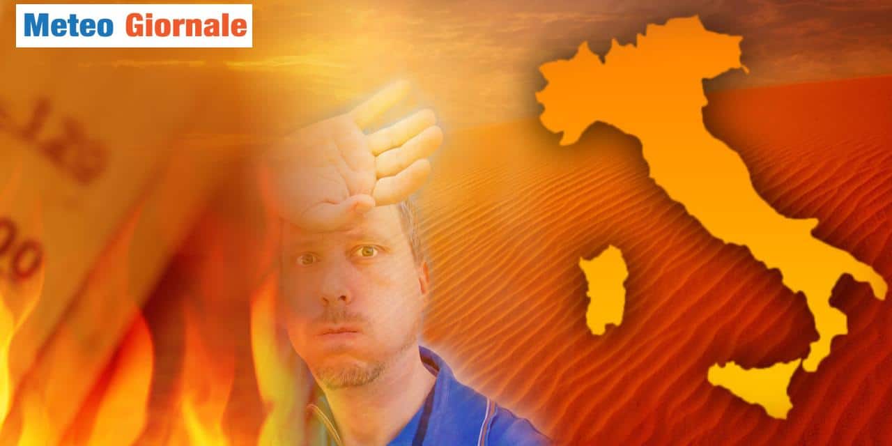 Caldo opprimente in arrivo
